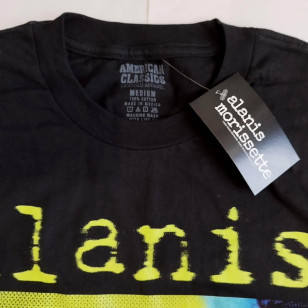 Alanis Morissette - Jagged Little Pill Tricolor Official T Shirt ( Men M, L ) ***READY TO SHIP from Hong Kong***